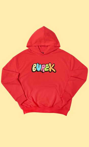 BUREK PREMIUM HEAVYWEIGHT OVERSIZE HOODIE / 400 GSM / LIMITED EDITION / RED